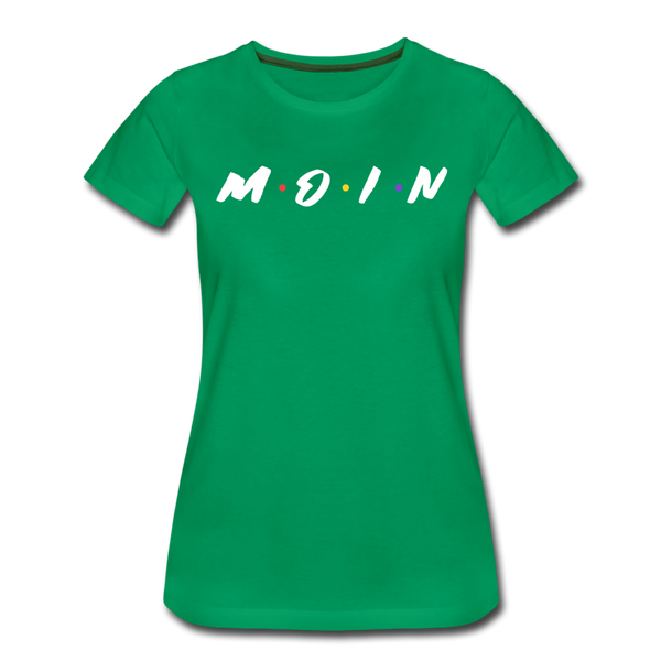 Damen Premium T-Shirt M.O.I.N - Kelly Green