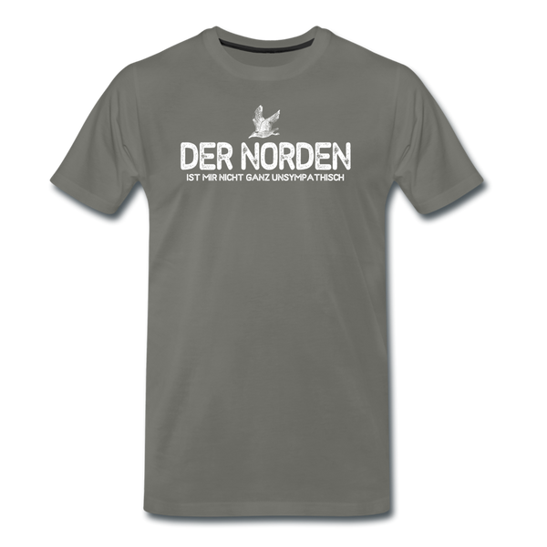 Herren  Premium T-Shirt DER NORDEN - Asphalt