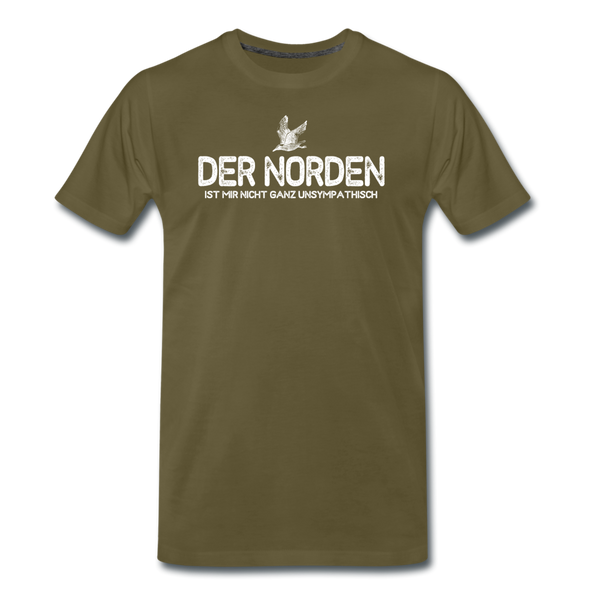 Herren  Premium T-Shirt DER NORDEN - Khaki