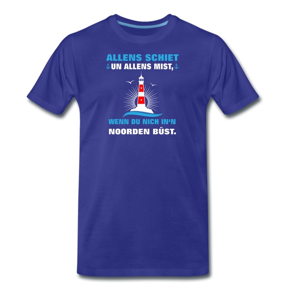 Herren  Premium T-Shirt ALLENS SCHIET - Königsblau