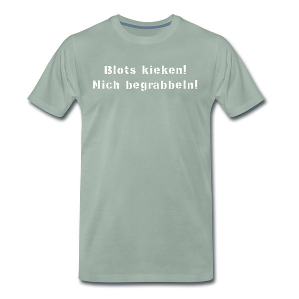 Herren  Premium T-Shirt BLOTS KIEKEN - Graugrün