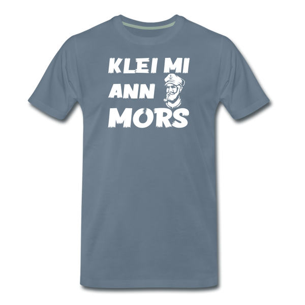 Herren  Premium T-Shirt KLEI MI ANN MORS - Blaugrau