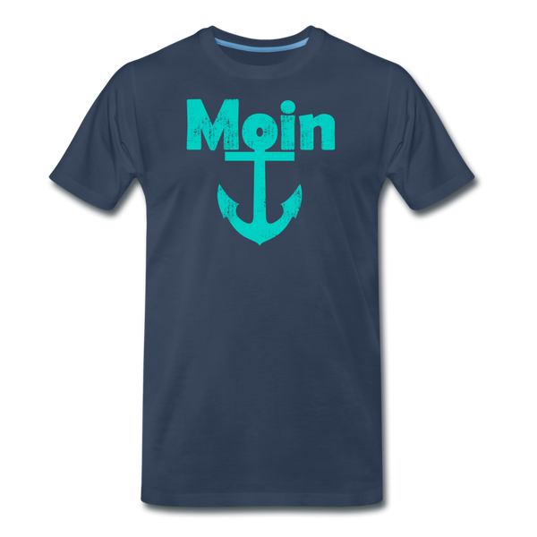 Herren  Premium T-Shirt MOIN ANKER - Navy