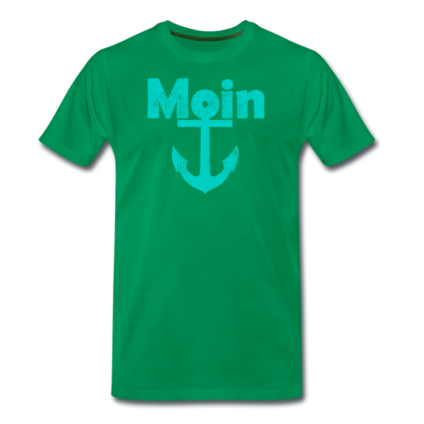 Herren  Premium T-Shirt MOIN ANKER - Kelly Green
