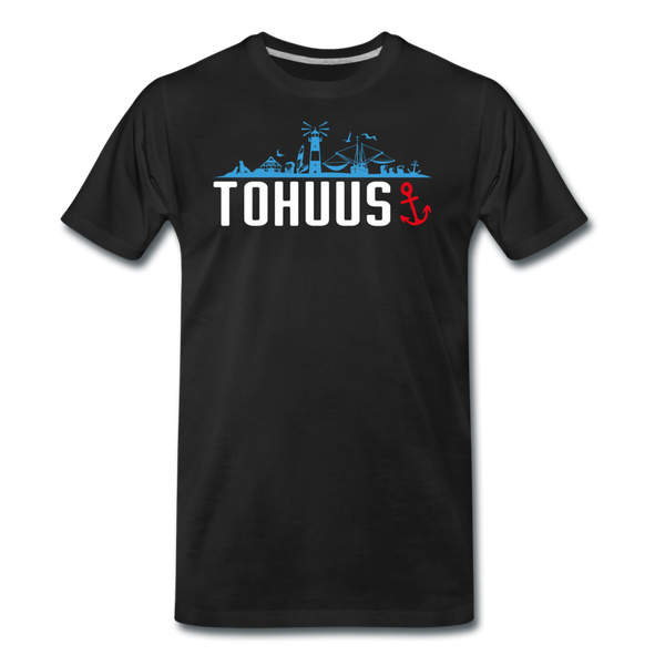 Herren Premium T-Shirt TOHUUS - Schwarz