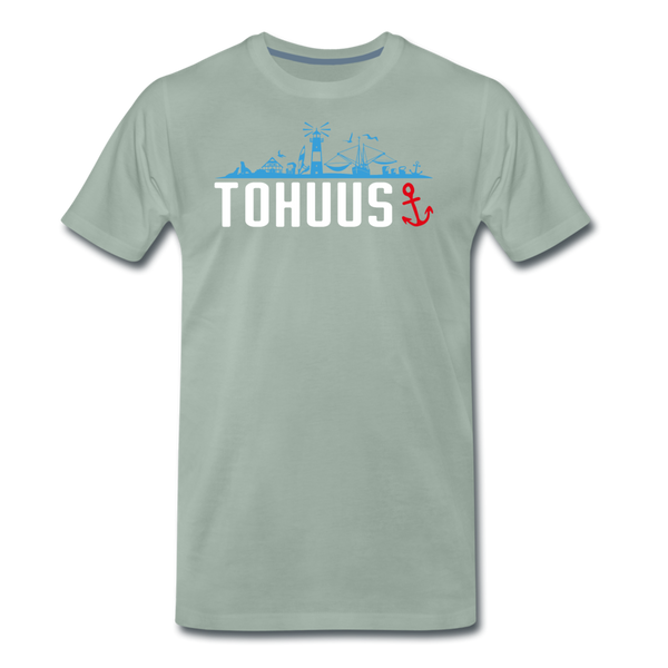 Herren Premium T-Shirt TOHUUS - Graugrün