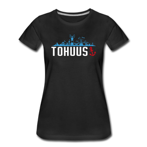 Damen Premium T-Shirt TOHUUS - Schwarz