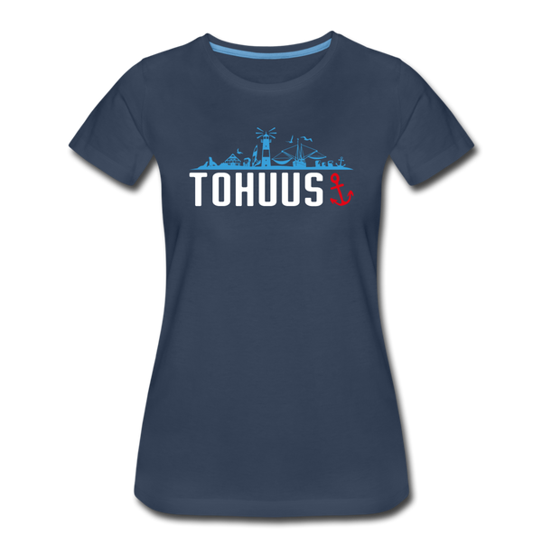 Damen Premium T-Shirt TOHUUS - Navy