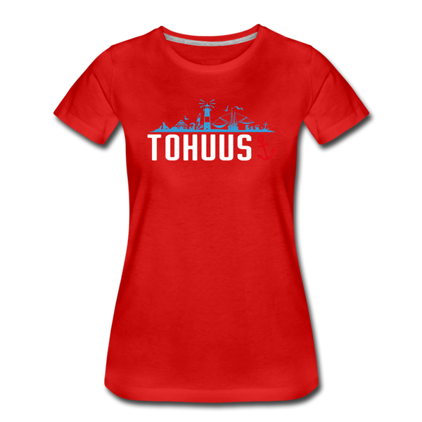 Damen Premium T-Shirt TOHUUS - Rot