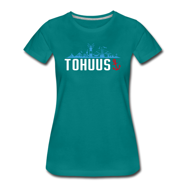 Damen Premium T-Shirt TOHUUS - Divablau