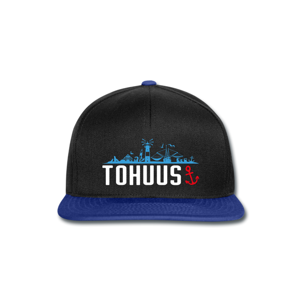 Snapback Cap TOHUUS - Schwarz/Königsblau