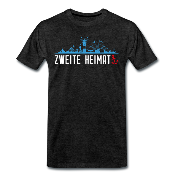 Herren  Premium T-Shirt ZWEITE HEIMAT - Anthrazit