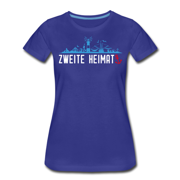 Damen Premium T-Shirt ZWEITE HEIMAT - Königsblau