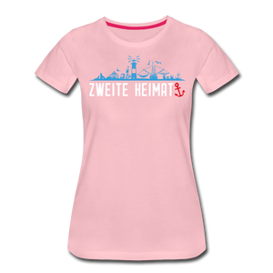 Damen Premium T-Shirt ZWEITE HEIMAT - Hellrosa