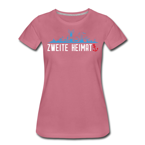 Damen Premium T-Shirt ZWEITE HEIMAT - Malve
