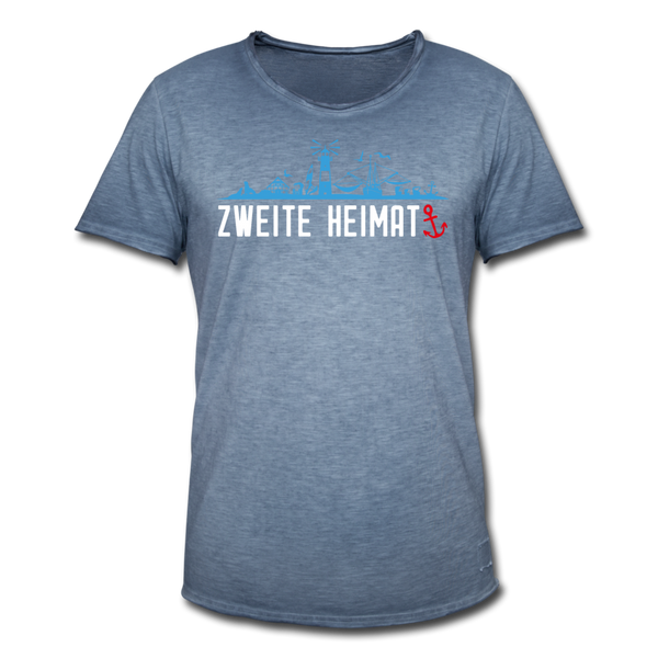 Herren Vintage T-Shirt ZWEITE HEIMAT - Vintage Denim