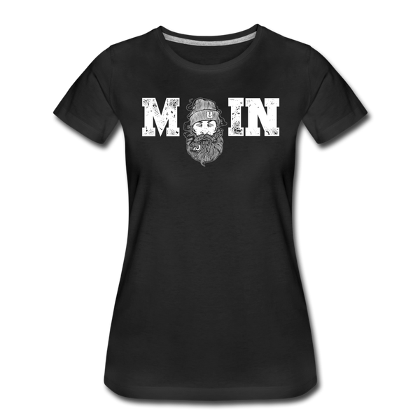 Damen Premium T-Shirt MOIN SEEMANN - Schwarz