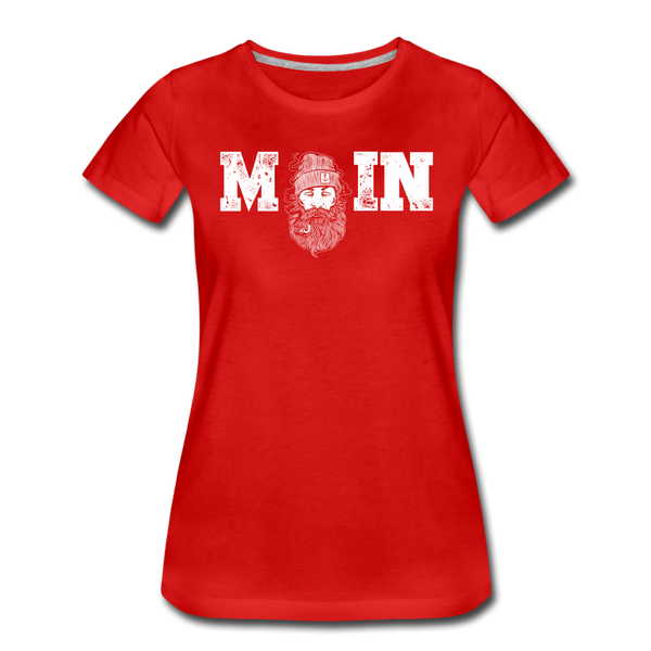 Damen Premium T-Shirt MOIN SEEMANN - Rot