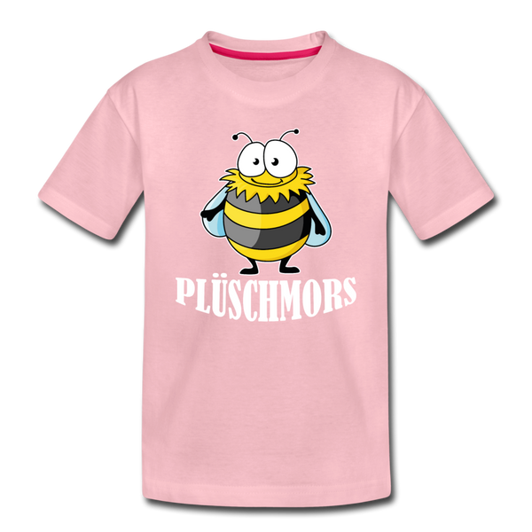 Kinder Premium T-Shirt Plüschmors - Hellrosa