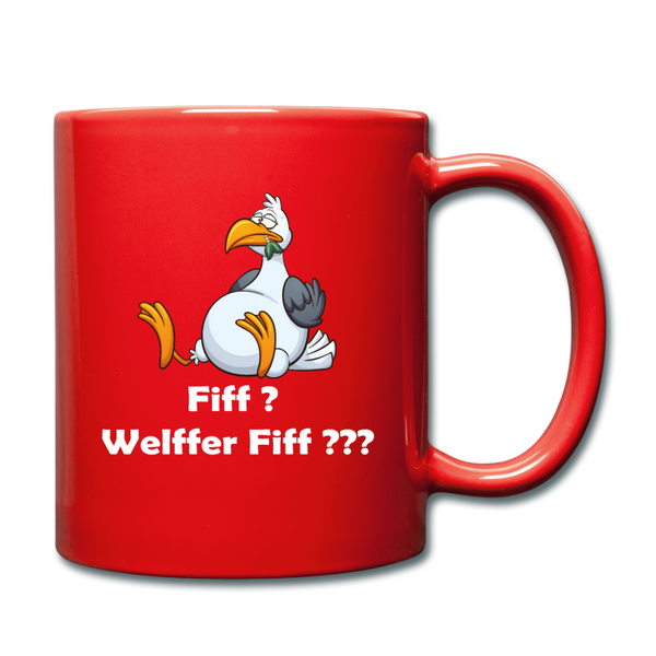 Tasse FIFF | Norddeutscher Humor - Rot