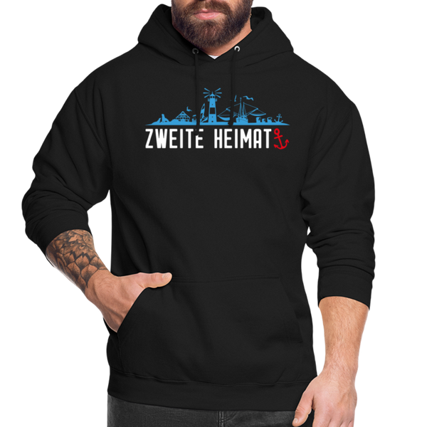 Unisex Hoodie ZWEITE HEIMAT - Schwarz
